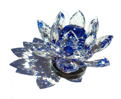 

Gooddeals Decorative Showpiece - 8 cm(Crystal, Blue)