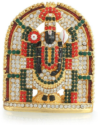 

Aastha Decorative Showpiece - 7 cm(Gold Plated, Multicolor)