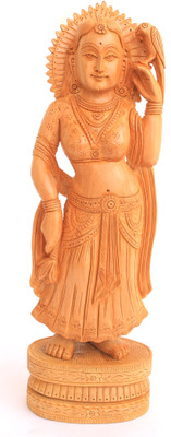 

Craft International Decorative Showpiece - 36 cm(Wooden, Brown)