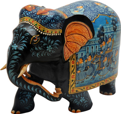 

shivika enterprises Decorative Showpiece - 8 cm(Wooden, Multicolor)