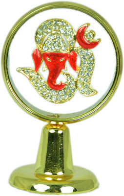 SC Handicrafts Lord Ganesha Decorative Showpiece - 7 cm(Brass, Multicolor) SC Handicrafts Lord Ganesha Decorative Showpiece - 7 cm(Brass, Multicolor)