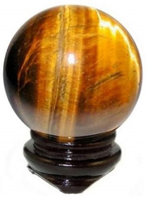 

ByCue Tiger Eye Ball Decorative Showpiece - 1 cm(Stoneware, Brown)