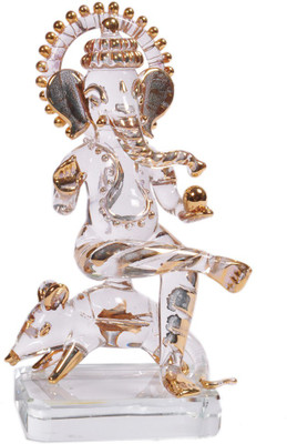 Gojeeva Decorative Showpiece - 13.5 cm(Glass, Clear) Gojeeva Decorative Showpiece - 13.5 cm(Glass, Clear)