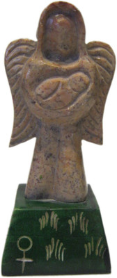 

VRS Soapstone Decorative Figer Decorative Showpiece - 9 cm(Stoneware, Multicolor)