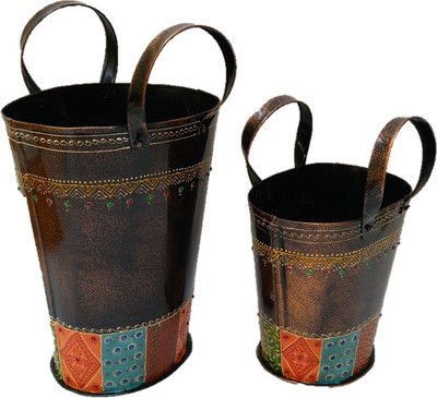 50% OFF on JaipurCrafts Multipurpose Oval Bag Showpiece Decorative Showpiece - 30 cm(Aluminium, Brown) 50% OFF on JaipurCrafts Multipurpose Oval Bag Showpiece Decorative Showpiece - 30 cm(Aluminium, Brown)