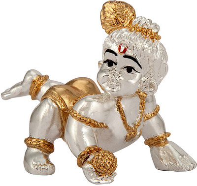 35% OFF on Siri Creations Krishna idol Foil Decorative Showpiece - 5 cm(Silver Plated, Silver) 35% OFF on Siri Creations Krishna idol Foil Decorative Showpiece - 5 cm(Silver Plated, Silver)
