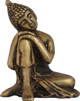 4% OFF on aakrati Religious Lord Buddha Resting Statue- A Peaceful Decorative Figurine Decorative Showpiece - 10 cm(Brass, Brown) 4% OFF on aakrati Religious Lord Buddha Resting Statue- A Peaceful Decorative Figurine Decorative Showpiece - 10 cm(Brass, Brown)