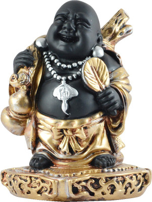 

Reiki Crystal Products Decorative Showpiece - 12.5 cm(Porcelain, Gold, Black)