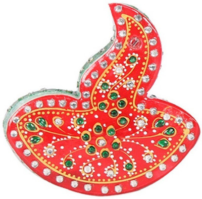 

Apkamart Handcrafted Decorative Marble Kankawati - 4 Inch - Marble Chopda Puja Accessory for Festivals, Home Decoration, Pooja Ghar and Gifts Decorative Showpiece - 2 cm(Marble, Multicolor)