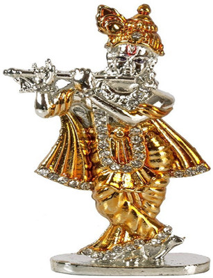 

Aastha Decorative Showpiece - 8.5 cm(Gold Plated, Gold, Silver)