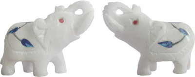 

THE PIEDRAS stylus Decorative Showpiece - 5 cm(Marble, White)