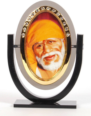 

Sigaram Sai Baba Idol - For Car Dashboard, Office-Desk, Table Decor, Home and Shop - K323 Decorative Showpiece - 9.5 cm(Acrylic, Multicolor)