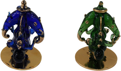 54% OFF on Saugat Traders Both Side Face Glass Ganesh Ji Decorative Showpiece - 7.62 cm(Crystal, Multicolor) 54% OFF on Saugat Traders Both Side Face Glass Ganesh Ji Decorative Showpiece - 7.62 cm(Crystal, Multicolor)