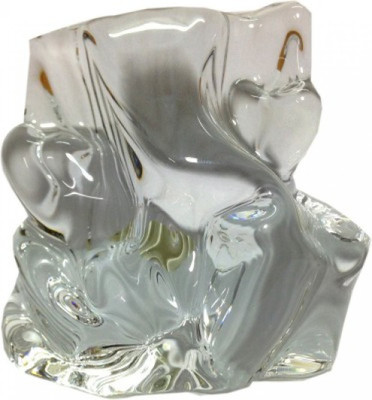 

Prax Lord Ganesha Crystal Decorative Showpiece - 7 cm(Crystal, Clear)