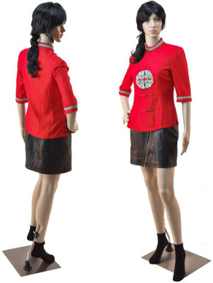 

Adams Mannequins Realistic Plastic PMO7 Decorative Showpiece - 175 cm(Plastic, Multicolor)