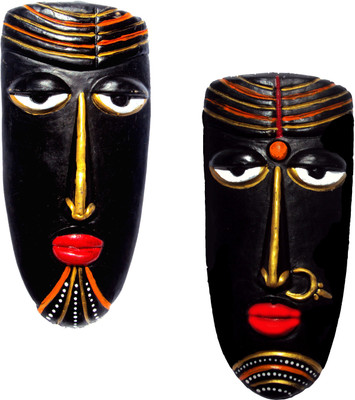 

Hand Artz Village Couple Decorative Showpiece - 28 cm(Terracotta, Multicolor)
