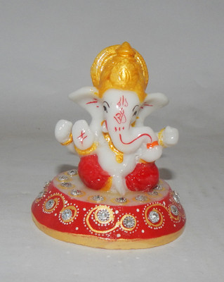 

Mahaveer Creation Decorative Showpiece - 8 cm(Stoneware, Multicolor)