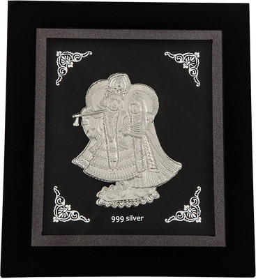 30% OFF on Siri Creations 999 Pure Silver Radha Krishna Square Frame Decorative Showpiece  -  15 cm(Silver, Silver) 30% OFF on Siri Creations 999 Pure Silver Radha Krishna Square Frame Decorative Showpiece  -  15 cm(Silver, Silver)