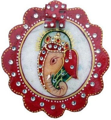 

Chitra Handicraft Marble Flower Chopra Decorative Showpiece - 2 cm(Stoneware, Multicolor)