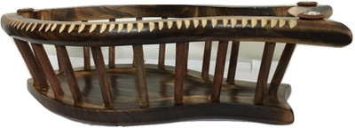 

You2Deal Fish Shape Wooden Fruit Basket Medium Decorative Showpiece - 36.25 cm(Wooden, Brown)