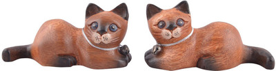 

Magica Decorative Showpiece - 6 cm(Wooden, Brown)