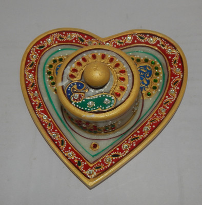 

Mahaveer Creation Decorative Showpiece - 8 cm(Stoneware, Multicolor)