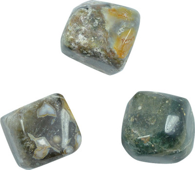 

Reiki Crystal Products Ocean Jasper Crystal Tumbled Stone Decorative Showpiece - 1.5 cm(Crystal, Multicolor)