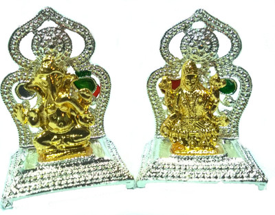 

Swarnim Jewellers Lord Ganesha Decorative Showpiece - 3.2 cm(Bronze, Gold)