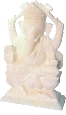 21% OFF on Stonkraft Marble Ganesha Statue Murti Decorative Showpiece - 18 cm(Stoneware, White) 21% OFF on Stonkraft Marble Ganesha Statue Murti Decorative Showpiece - 18 cm(Stoneware, White)