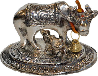 

Aely Decorative Showpiece - 6 cm(Silver Finish, Silver)
