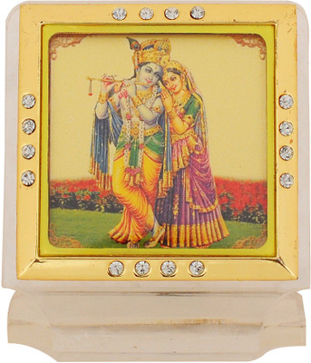 

Leganza Radha Krishna Dashboard Decorative Showpiece - 5 cm(Plastic, Multicolor)
