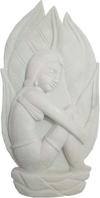 

CraftEra Decorative Showpiece - 23 cm(Stoneware, White)