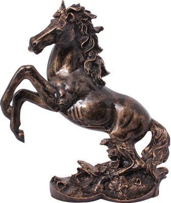 

Art N Hub Fengshui Victory Horse / Pet Animal Statue Home Decor Gift item Decorative Showpiece - 29 cm(Earthenware, Multicolor)