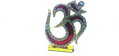 

Swarnim Jewellers Om Decorative Showpiece - 4.5 cm(Bronze, Red)