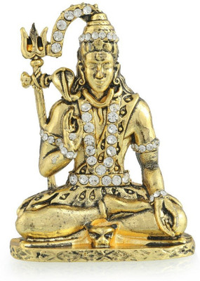 

Aastha Decorative Showpiece - 7 cm(Gold Plated, Multicolor)