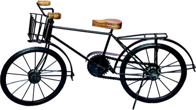 

Vaah Iron Cycle Decorative Showpiece - 27 cm(Iron, Black)