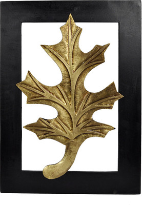 

Lal Haveli Wall Decor Hanging Frame Wooden Showpiece Leaf Frame Painting Decorative Showpiece - 38 cm(Wooden, Black)