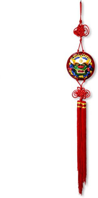 

7 Ocean Feng Shui Fu-Dog Decorative Showpiece - 11 cm(Stoneware, Multicolor)