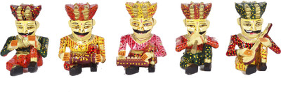 

Paridhi's Decorative Showpiece - 10 cm(Wooden, Multicolor)