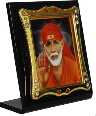 

Sigarma Sai Baba Idol Frame - For Car Dashboard, Office-Desk, Table Decor, Home and Shop - K493 Decorative Showpiece - 7 cm(Acrylic, Multicolor)