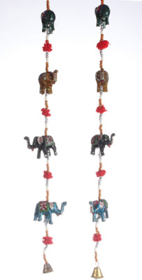 

Apkamart Handcrafted Wooden Latkan Traditional Wall Hanging Decorative Showpiece - 94 cm(Wooden, Multicolor)