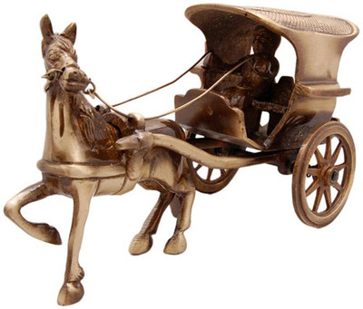 30% OFF on aakrati Horse Cart Made For Decor Decorative Showpiece - 10 cm(Brass, Brown) 30% OFF on aakrati Horse Cart Made For Decor Decorative Showpiece - 10 cm(Brass, Brown)