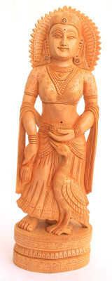 

Craft International Decorative Showpiece - 36 cm(Wooden, Brown)