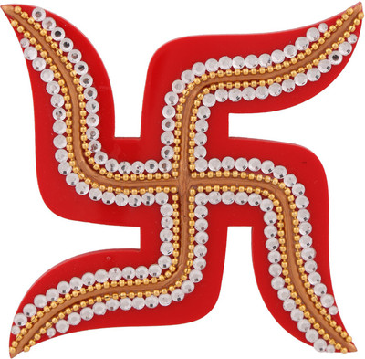 

Suman Creations Decorative Showpiece - 6.99 cm(Acrylic, Red)