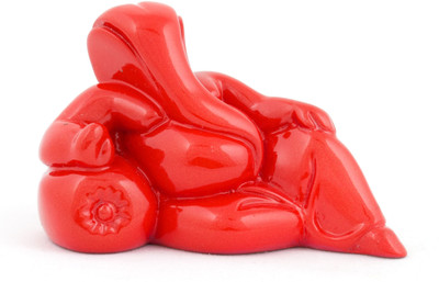 

The Nodding Head Lounge Ganesha Decorative Showpiece - 5 cm(Polyresin, Multicolor)