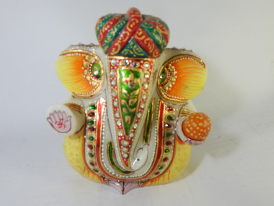 

Mahaveer Creation Decorative Showpiece - 6 cm(Stoneware, Red)