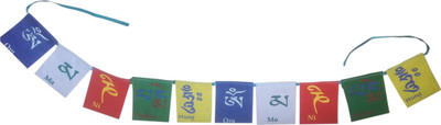 

Ehatti Tibetian buddisth prayer flag Decorative Showpiece - 13 cm(Cotton, Multicolor)
