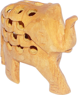 60% OFF on R S Jewels Handicrafts Hand Carved Elephant Decorative Showpiece - 5 cm(Wood, Brown) 60% OFF on R S Jewels Handicrafts Hand Carved Elephant Decorative Showpiece - 5 cm(Wood, Brown)