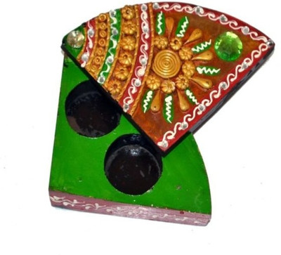 

Chitra Handicraft Decorative Chopra Decorative Showpiece - 2 cm(Paper Mache, Multicolor)
