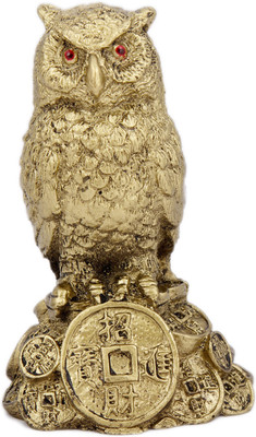 

Pure Life PURE LIFE FENG SHUI VASTU RELIGIOUS OWL A SYMBOL OF WISDOM AND MONEY PROTECTION FROM EVIL EYE / GIFT ITEM/ SHOWPIECE/ HOME DECOR (MATERIAL :-POLYRESIN, COLOR :- DARK GREY) Decorative Showpiece - 10 cm(Polyresin, Yellow)